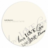 MOUSE PAD G-CUBE (BLACK&WHITE COLL.) LOVE LETTERS [6,90€]